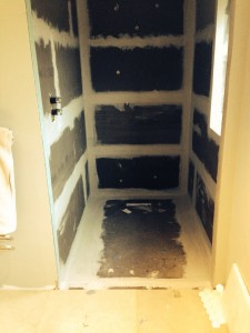 Wetroom construction rustica