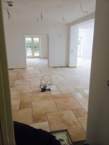 limestone floor