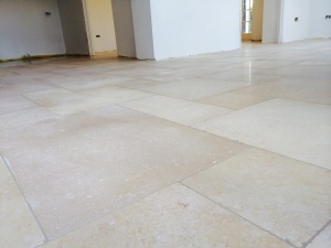 limestone floor