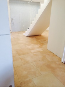 limestone floor