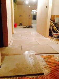 limestone floor