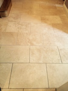 limestone floor clean