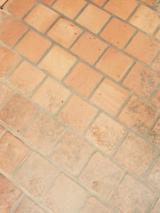 terracotta floor clean