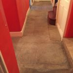 Flagstone floor