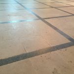 Limestone floor